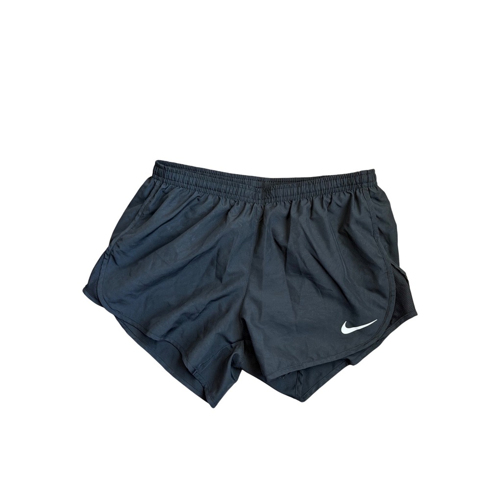 Nike Running Shorts Women Small Black Dri-FIT Zipper Pocket 831281-010